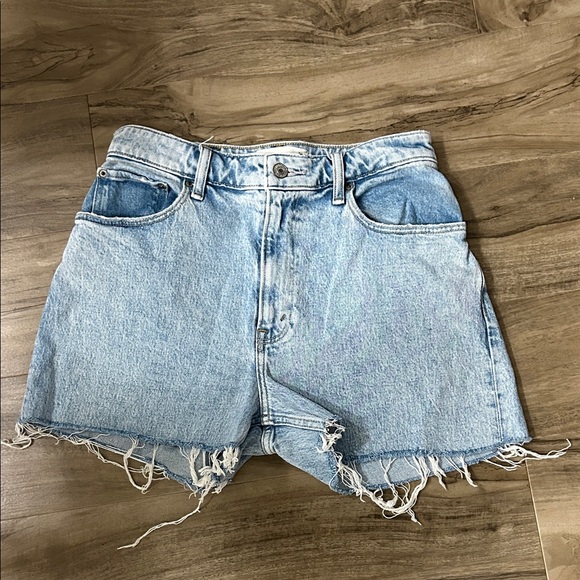 Abercrombie & Fitch Pants - Abercrombie & Fitch Curve Love Denim Cutoff Shorts - Women